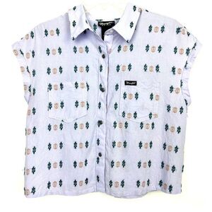 Wrangler Retro Printed Button-Up Shirt tank size XXL